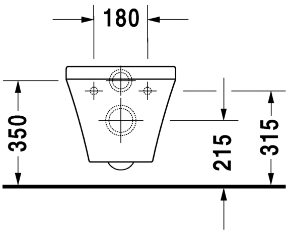 Duravit DuraStyle - wc školjka viseća 370x480, compact-3