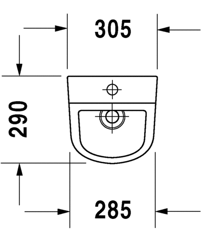 Duravit D-Code - pisoar (gornji dovod vode)-1