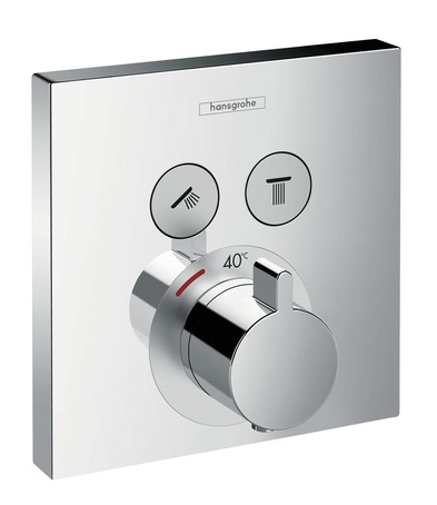 Hansgrohe Select - termostatska mješalica za dva izljeva, podžbukna instalacija-0