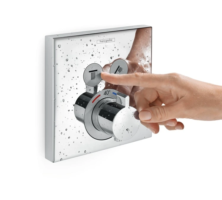 Hansgrohe Select - termostatska mješalica za dva izljeva, podžbukna instalacija-1