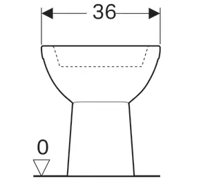 Geberit CER Selnova - podna WC školjka simplon za monoblok-3