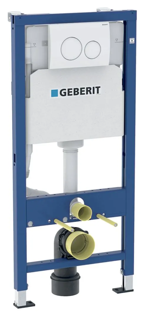 Geberit - Duofix Delta set za viseći WC s tipkom Delta20 bijelo Novi-0